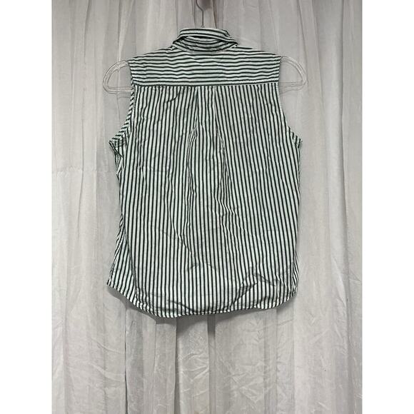 VTG Disney Winnie the Pooh Embroidery Sleeveless Top Striped Collar Size Small - Picture 6 of 7